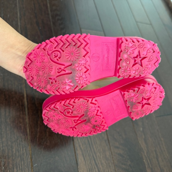 American Girl Wellie Wishers Clear Peek a Boo Clear Rain Boots - Picture 7 of 9